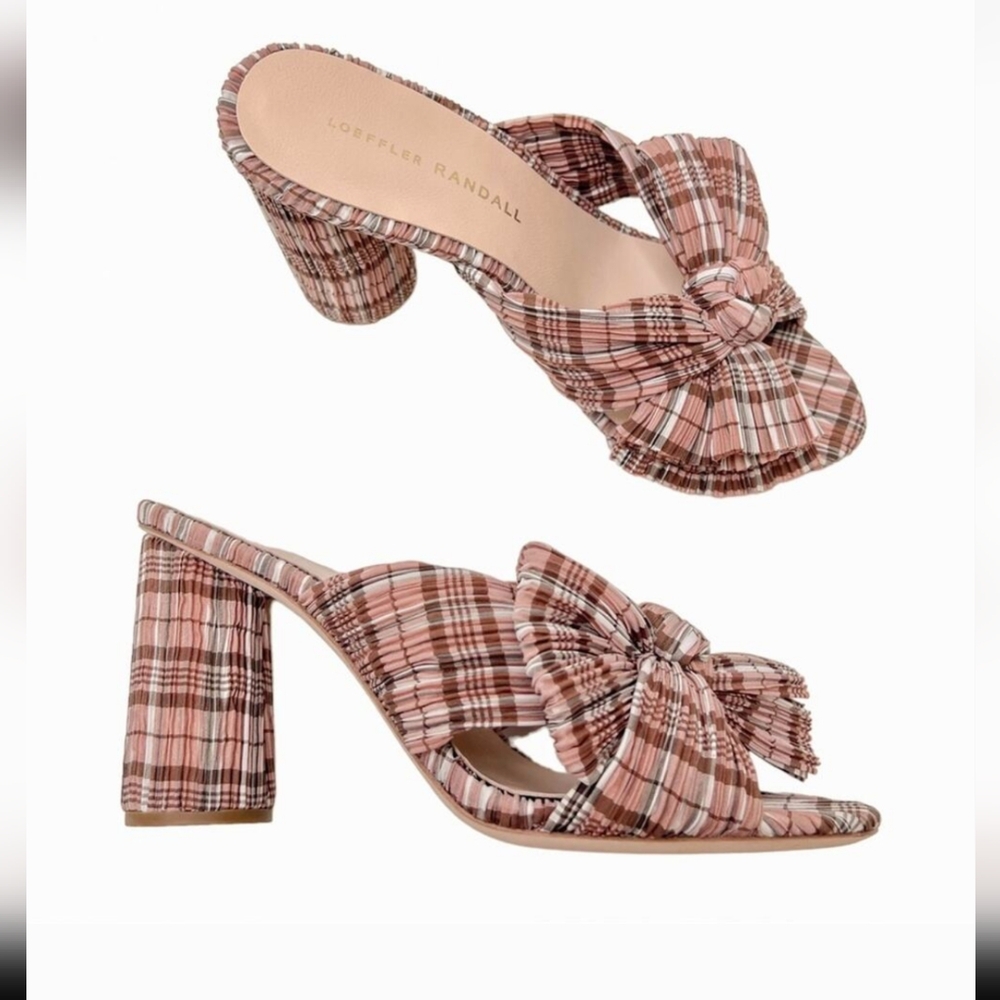 Loeffler Randall Penny Plaid Heels